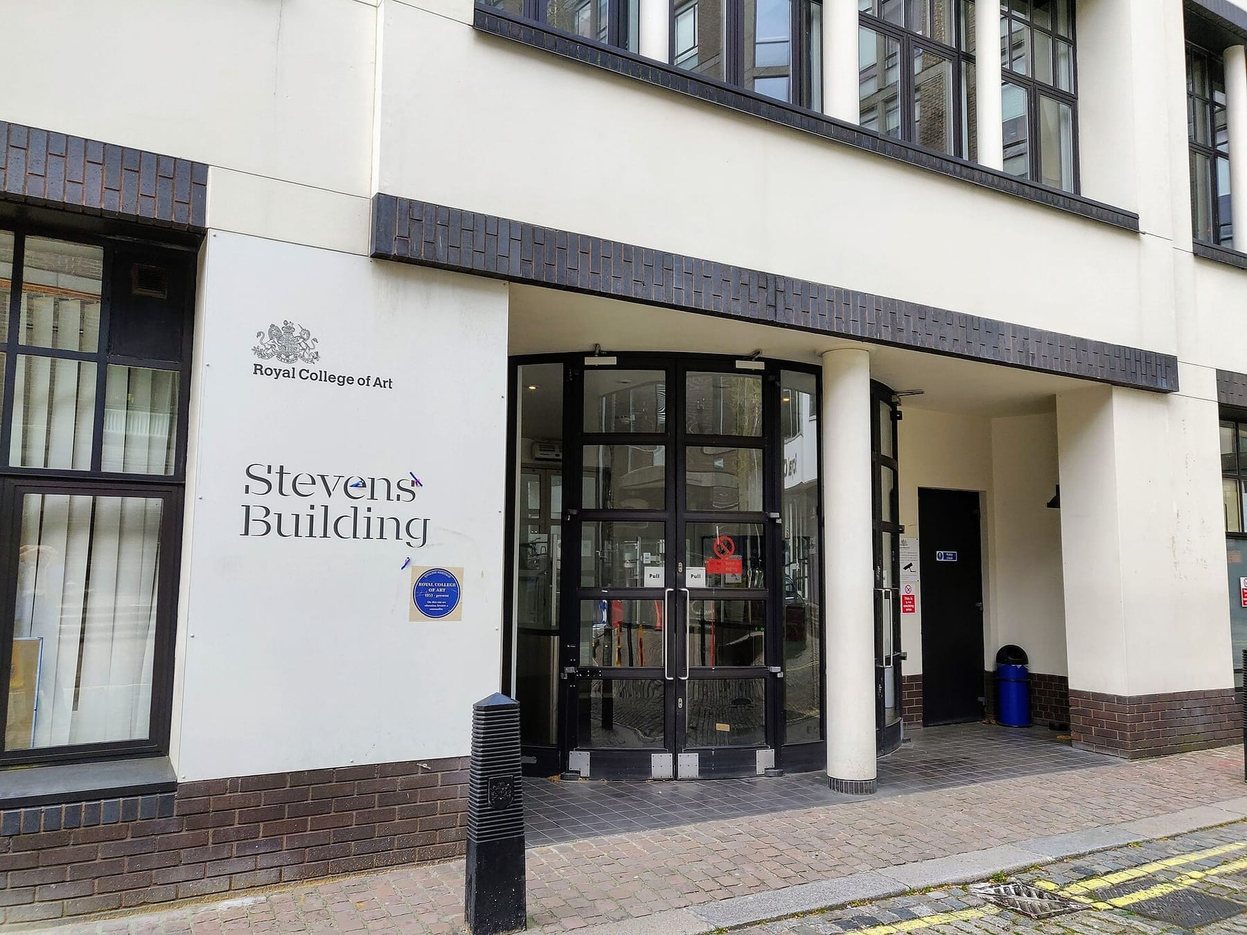 Stevens Building, Royal College of Art, Jay Mews (photograph from the Wikimedia Commons category Royal College of Art)