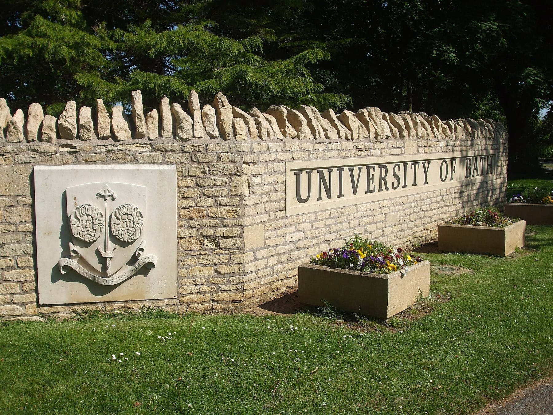 Bath University entrance - geograph.org.uk - 6474539 (photograph from the Wikimedia Commons category University of Bath)